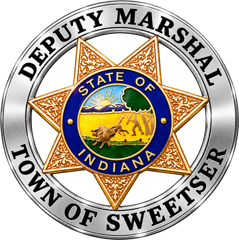 Sweetser, Indiana Police Department Logo